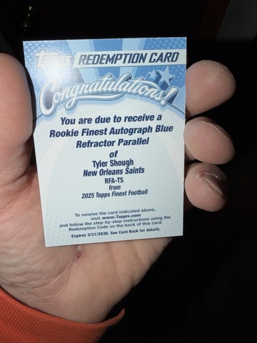 Tyler shough rookie - tyler,