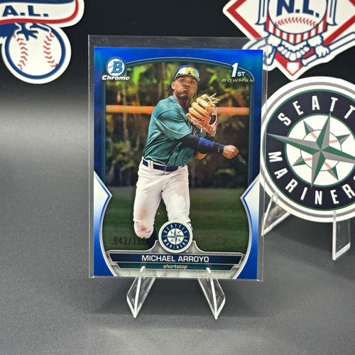 2023 bowman chrome - chrome, michael